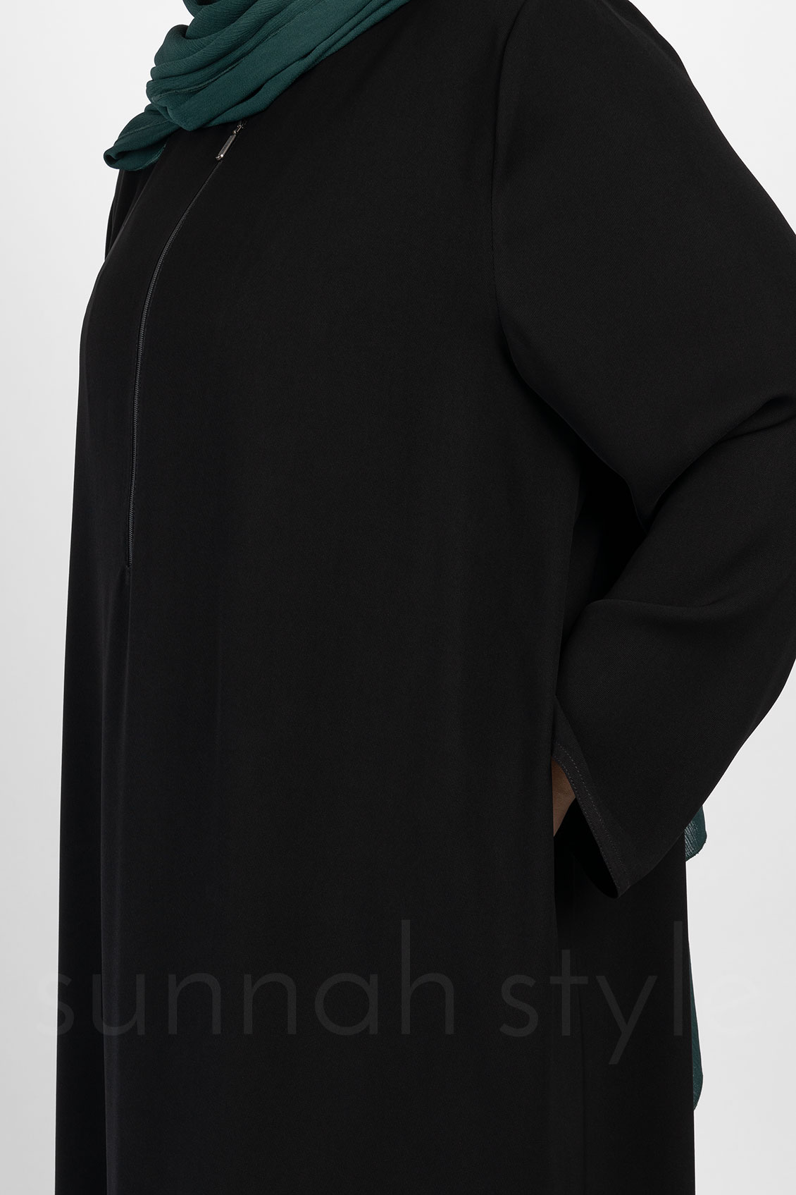 Essentials Closed Abaya (Black)